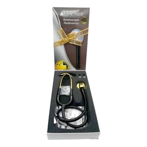 Estetoscopio Cardio 1Pro Dorado Doble Frecuencia Medimetrics