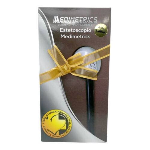 Estetoscopio Cardio 1Pro Dorado Doble Frecuencia Medimetrics