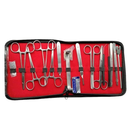 Kit Equipo Estudiante Enfermería Medicina Azul Negro