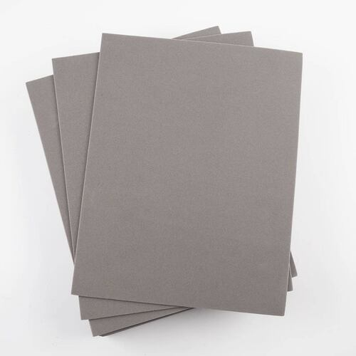 Foamy Tamaño Carta Liso 24 Pzas Gris Manualidad Selanusa