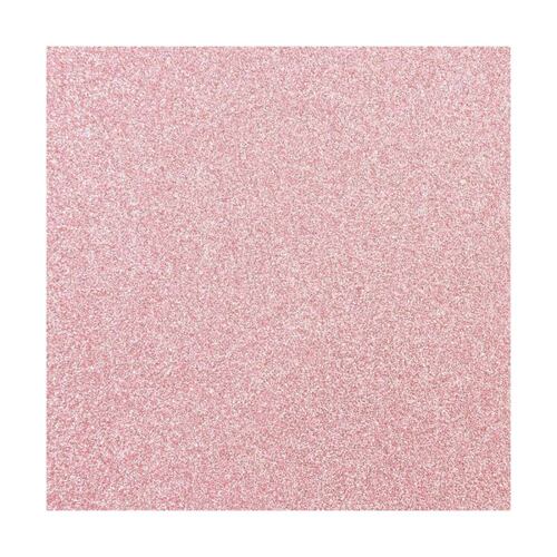 Foamy Tamaño Carta C/Diamantina 10 Pzas Rosa Selanusa