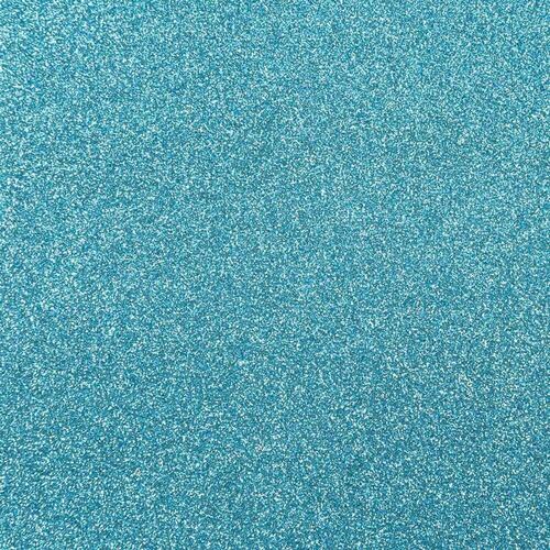 Foamy Tamaño Carta C/Diamantina 10 Pzas Turquesa Selanusa