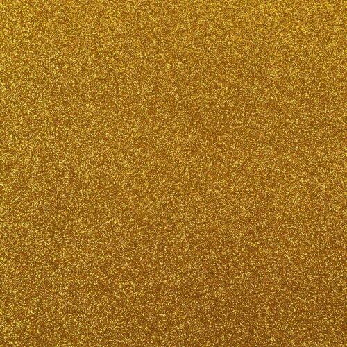 Foamy Tamaño Carta C/Diamantina 10 Pzas Oro Selanusa