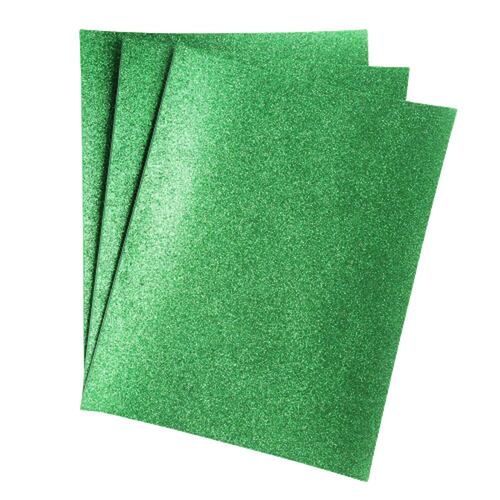 Foamy Carta C/Adhesivo Diamantina Verde Bandera Selanusa