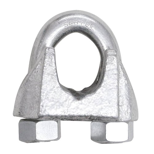 Perro Hierro Maleable 1/8" Acero Inoxidable Plateado Surtek