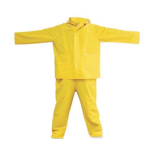 Impermeable 2 Piezas Poliéster Amarillo Talla G Surtek