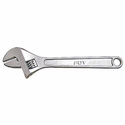 Llave Ajustable 12" Cromado Acero Inoxidable Foy