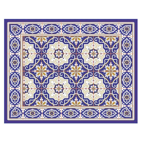 Juego 4 Manteles Rectangulares Individuales Mosaico Billu