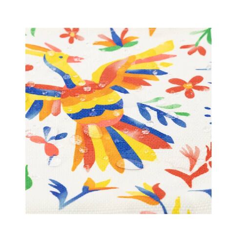 Camino De Mesa Impermeable Pájaro Mexicano Multicolor Billu.