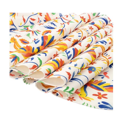 Camino De Mesa Impermeable Pájaro Mexicano Multicolor Billu.