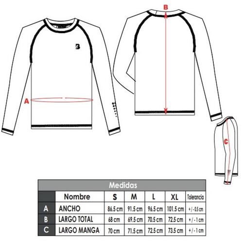 Playera Deportiva DryFit Manga Larga Hombre BlackSecretSport
