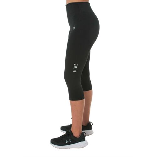 Leggins Capri Mujer Dry-Fit Poliester BlackSecretSport