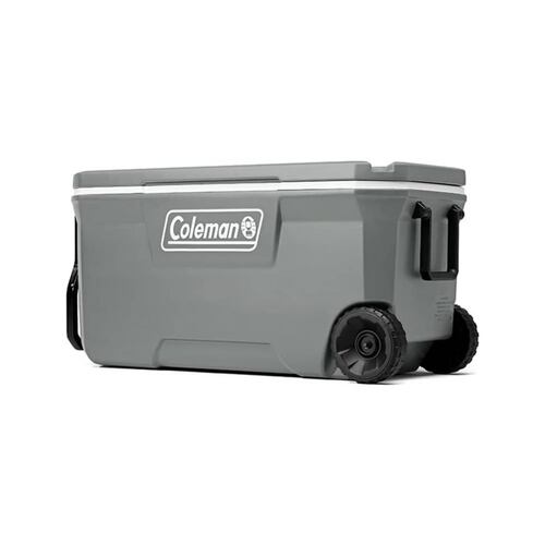 Hielera Rodante 100 Qt Gris C/Tapa Resistente Coleman
