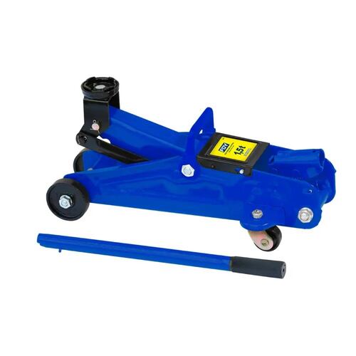Gato Hidráulico de Patín Compacto 1.5Ton Acero Azul Foy