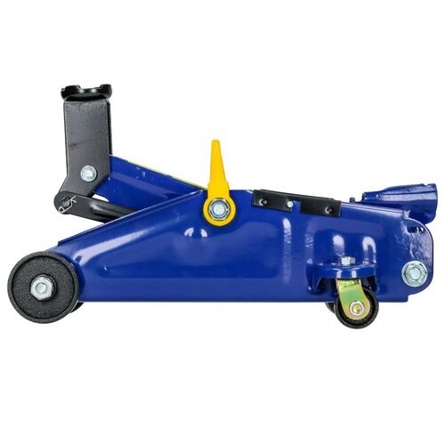 Gato Hidráulico de Patín Compacto 1.5Ton Acero Azul Foy