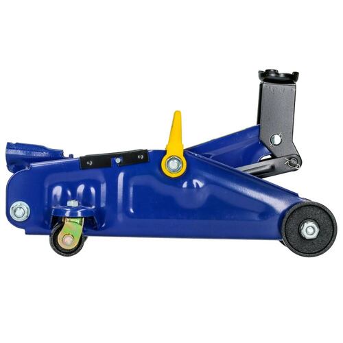 Gato Hidráulico de Patín Compacto 1.5Ton Acero Azul Foy