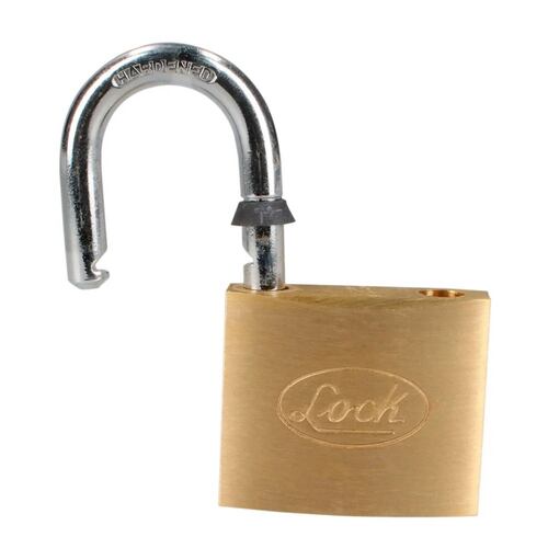 Juego 4 Candados Latón Cortos 40mm Llave Estándar Lock