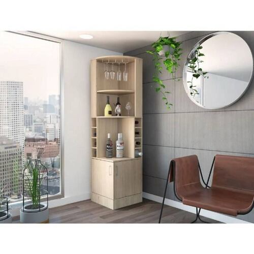 Bar Esquinero Syrah Rta Rovere Beige Madera MDP Excelsior