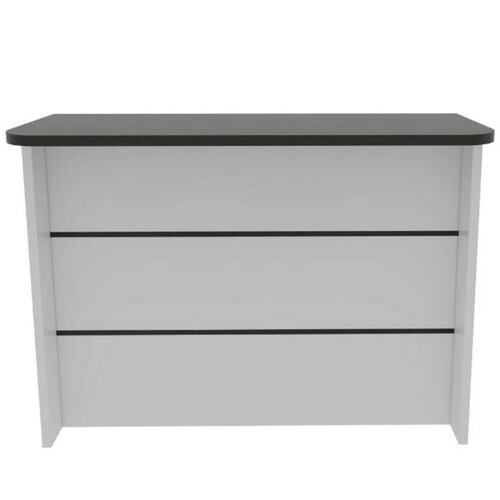 Barra Auxiliar Cocina Fendi Blanco Madera MDP Excelsior