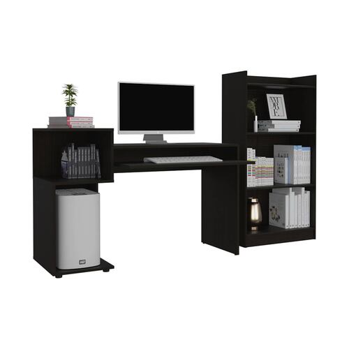 Muebles Combo Oficina Escritorio Atlanter Más Librero Excelsior