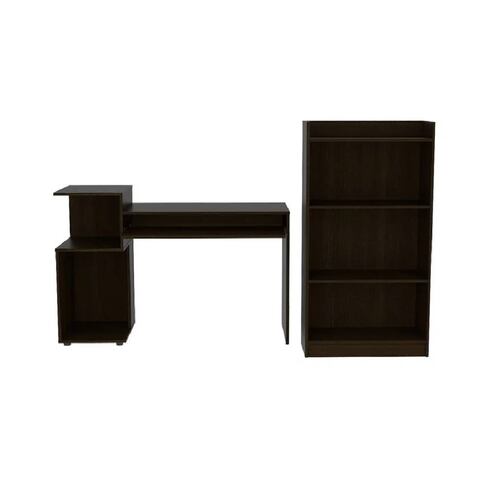 Muebles Combo Oficina Escritorio Atlanter Más Librero Excelsior