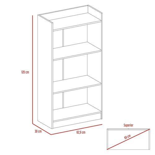 Muebles Combo Oficina Escritorio Atlanter Más Librero Excelsior