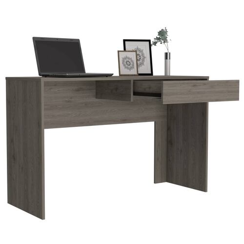 Escritorio Oficina/Hogar Modificado 1 Cajón Acre Ceniza Excelsior