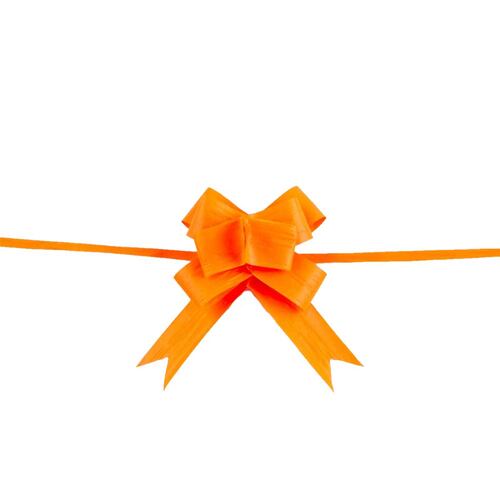 Moño Decoracion 50 Pzas Naranja Mini Celosa Celomagico