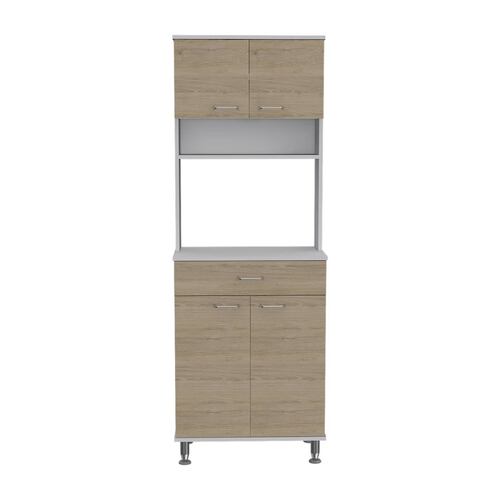 Alacena Cocina Madera C/Entrepaños Beige/Blanco Excelsior