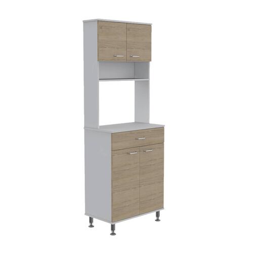 Alacena Cocina Madera C/Entrepaños Beige/Blanco Excelsior