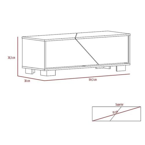 Mesa Centro C/Espacios Ocultos Madera aglomerada Excelsior