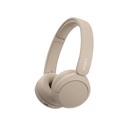 Audífonos Diadema Inalámbricos Bluetooth WH-CH520-BEIG Sony.