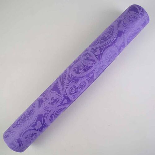 Papel Decorativo Textura Lila Corazón Gra 9.14M Selanusa