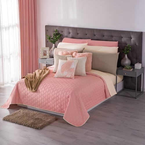 Edredon Matrimonial Xl Neo Deep Rose V2 Coral Concord.