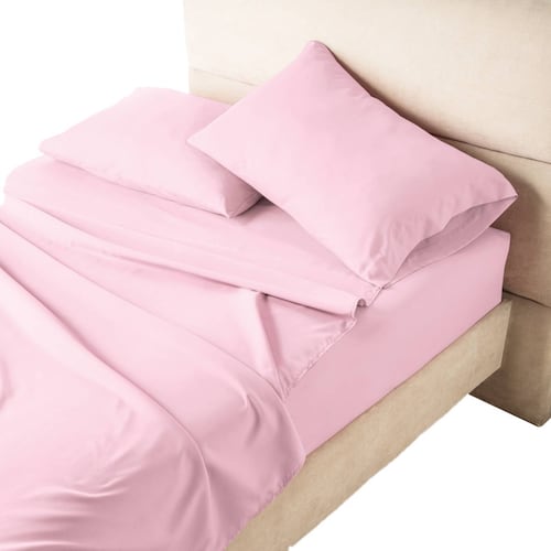 Juego Sabanas Individuales Esencial Rose Light Concord.