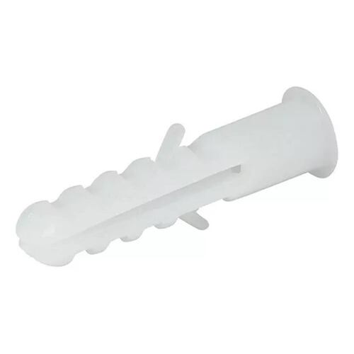 Taquete Fijación 1/4 PuLG 6mm 25 Piezas Blanco Tq6 Surtek