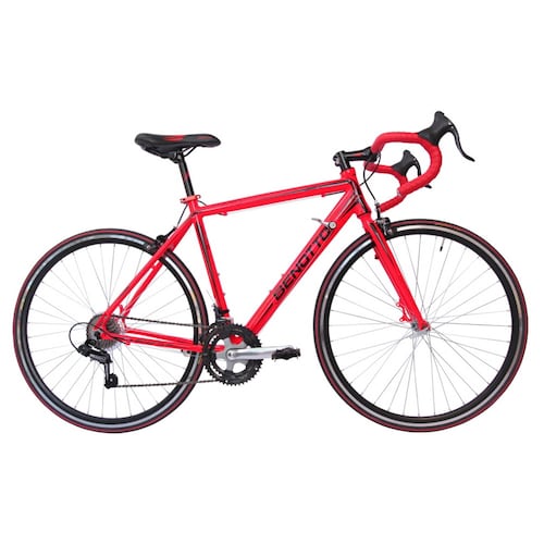 Bicicleta Ruta 570 R700 14V Shimano TY18 Rojo Neon Benotto