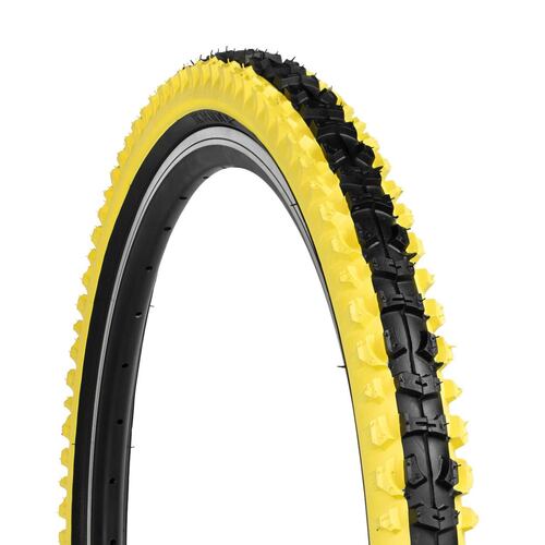 Llanta para bicicleta R26 x2.10 amarilla payaso K816 Kenda 