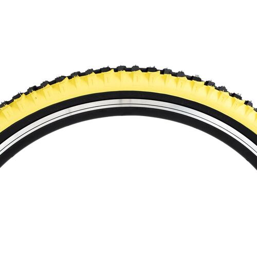 Llanta para bicicleta R26 x2.10 amarilla payaso K816 Kenda 
