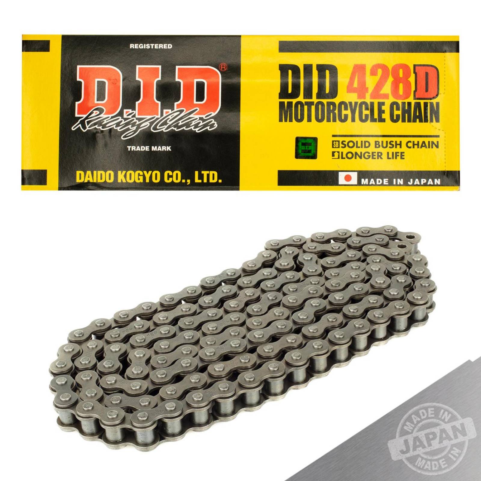 DID 428D Moto Standard-Kette 428 Divisione 50 Maglie Aperto - Foto 2