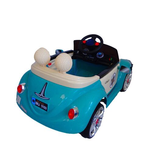 Carro Eléctrico Montable Bochito 6V Control Remoto USB  - Azul.