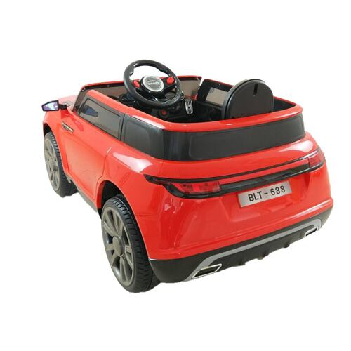 Carro para Niños Electrico Montable Camioneta USB,Musica,Radio  - Rojo.