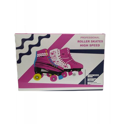 Patines Infantiles Roller Skate Retro Niñas 4 Ruedas  - Lineas 20MX CM.