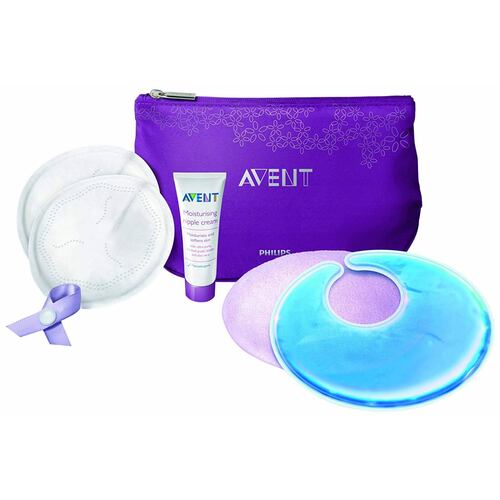 Kit básico Cuidado del Pecho 23 Piezas Maternidad Mamá Lactancia  - Blanco