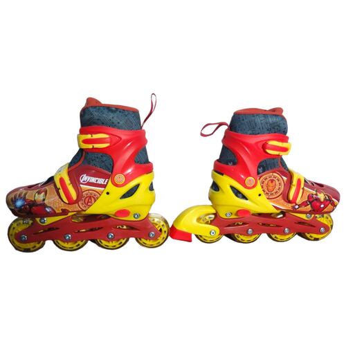 Patines en Linea para Niños Ajustables Avengers Iron Man  - 22a24.