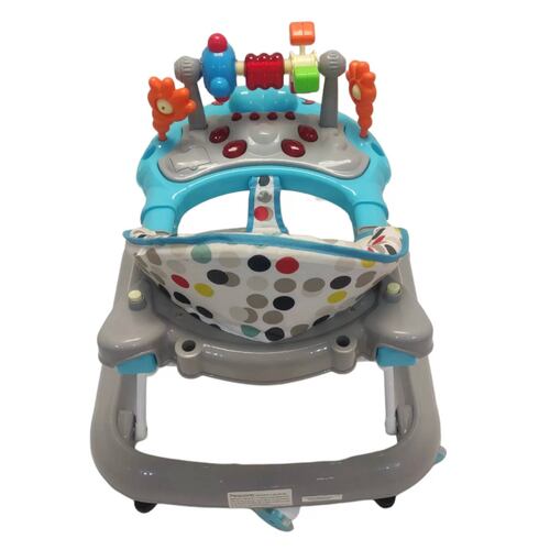 Andadera para Bebe Plegable,Musical,Llantas Gel,Rana  - Gris.