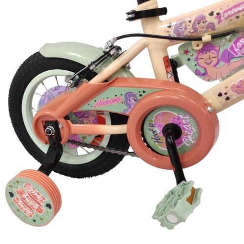 Bicicleta para Niños Rodada 12 My Little Ponny Llantas Entrenadoras  - Rosa.