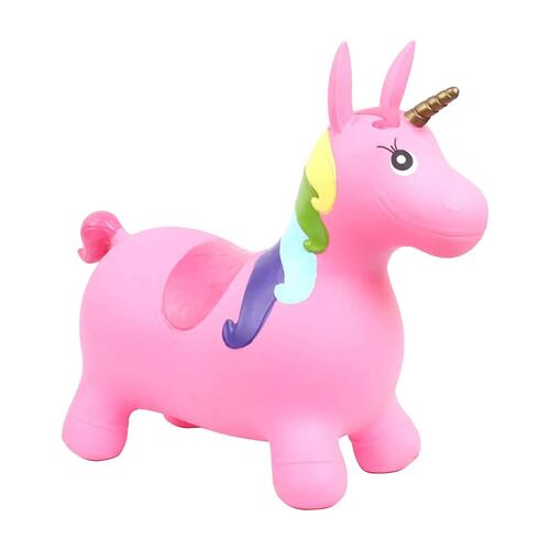 Montable Inflable Saltarin Brinca Botador Animal Salto para Niños  - Rosa.