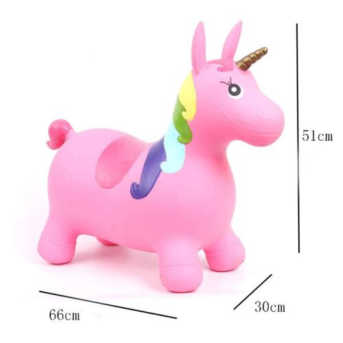 Montable Inflable Saltarin Brinca Botador Animal Salto para Niños  - Rosa.