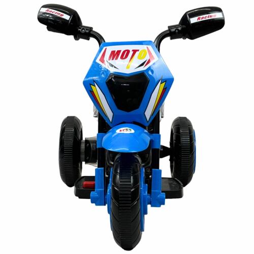 Motocicleta Montable para Niños 3 Ruedas Sonido,luz 6V  - Azul.